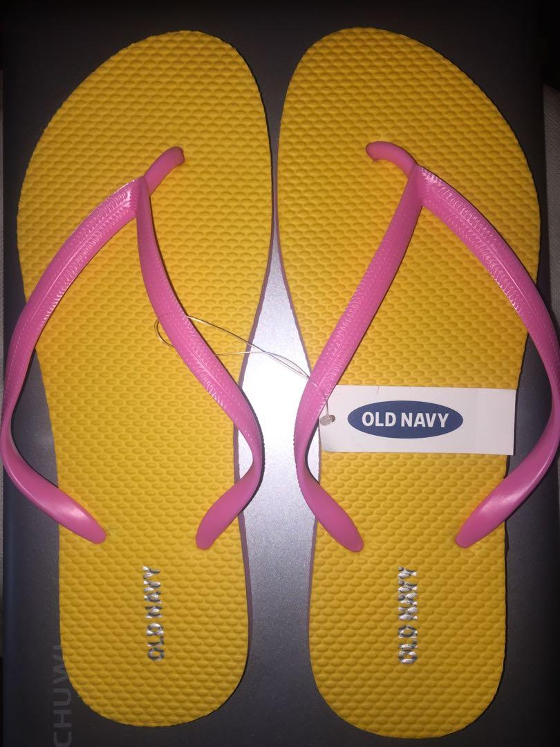 old navy yellow flats