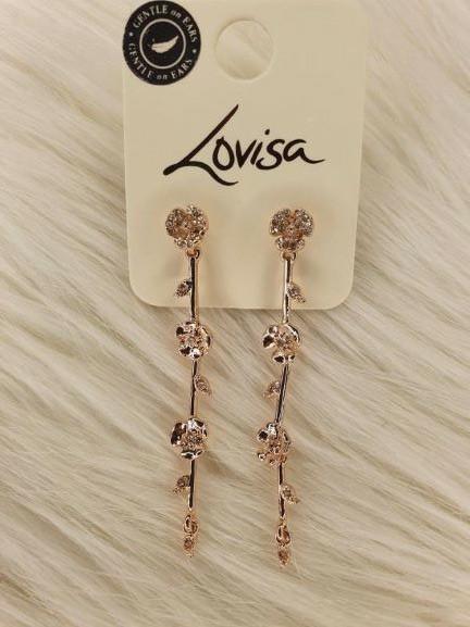 Lovisa Rose Gold Earrings 2024 www.alhudapk