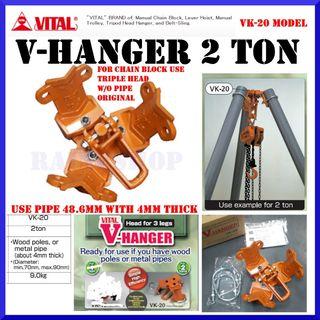Origina Vital V-Hanger 2 Ton for Chain Block Lifting Support Hanger
