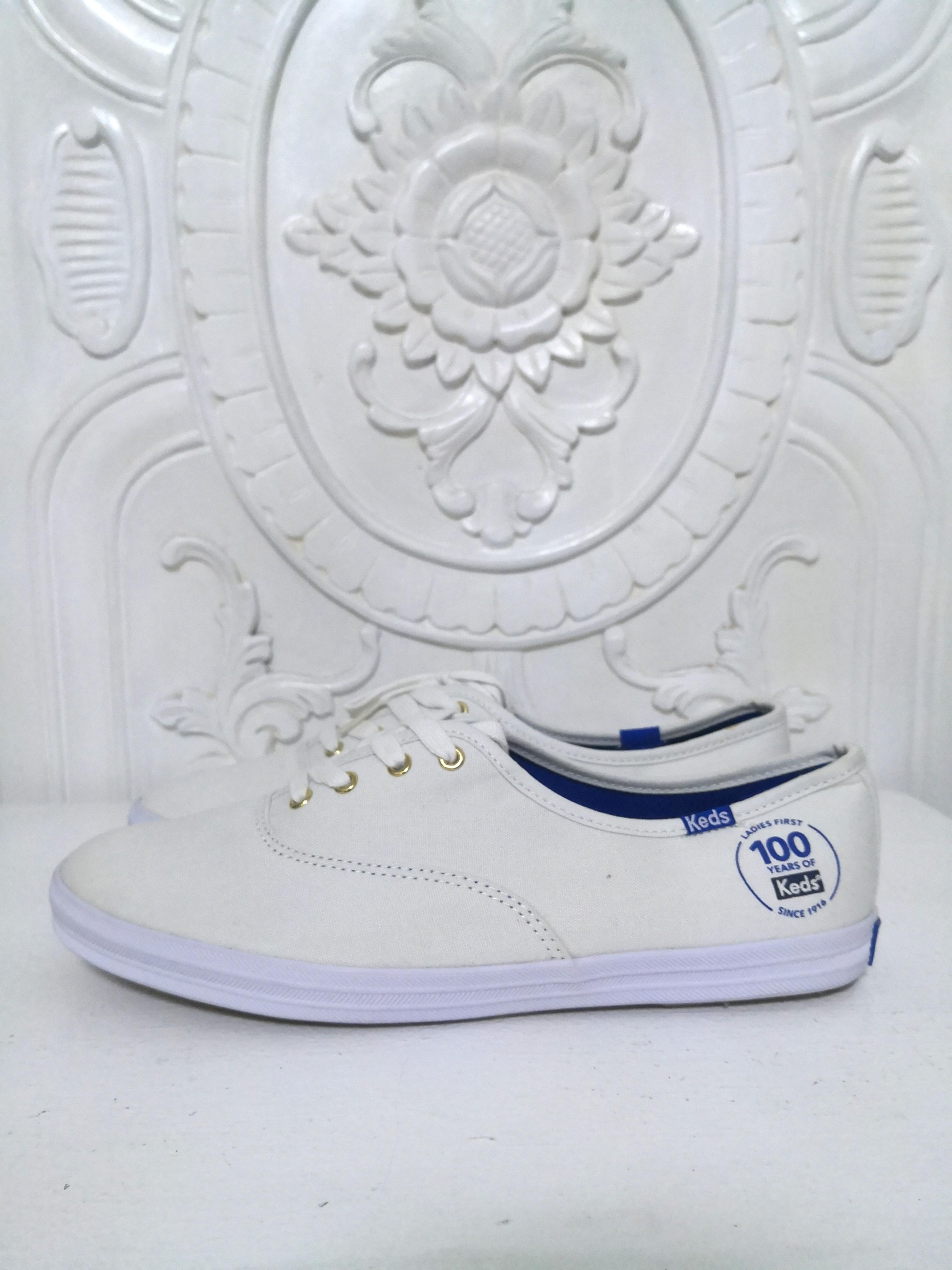 white ked style shoes