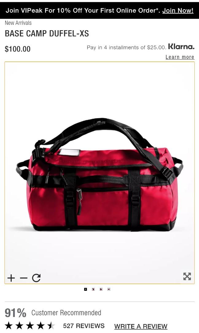 north face 31l duffel