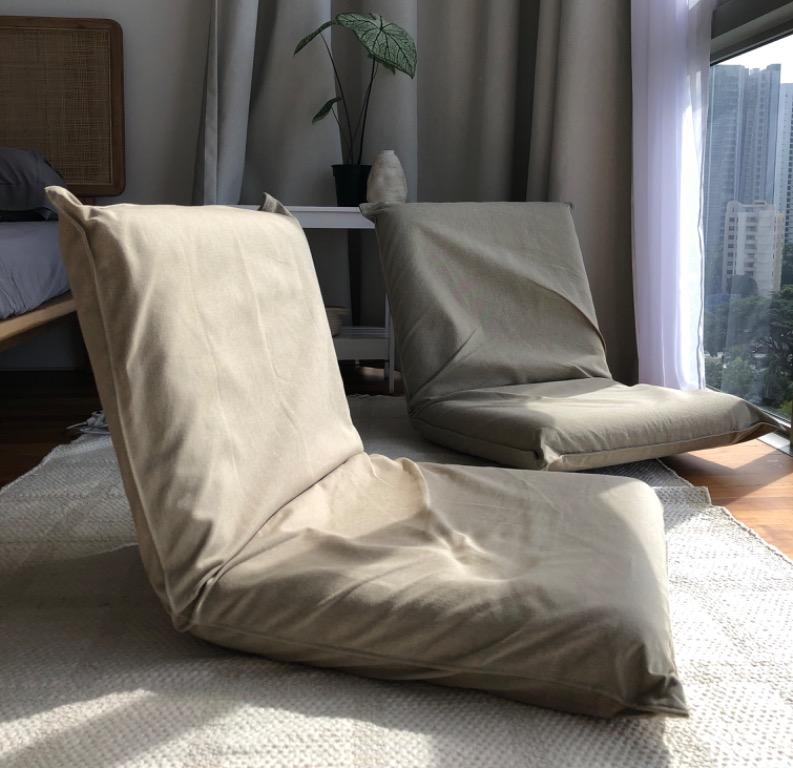Pair Of Muji Floor Chairs L With Washable Cover Furniture Tables Chairs On Carousell