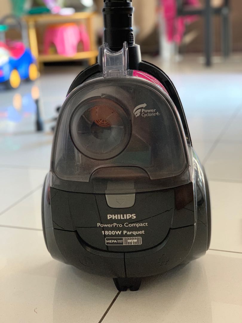 Philips Vacuum Cleaner PowerPro Compact 1800W, TV & Home Appliances ...