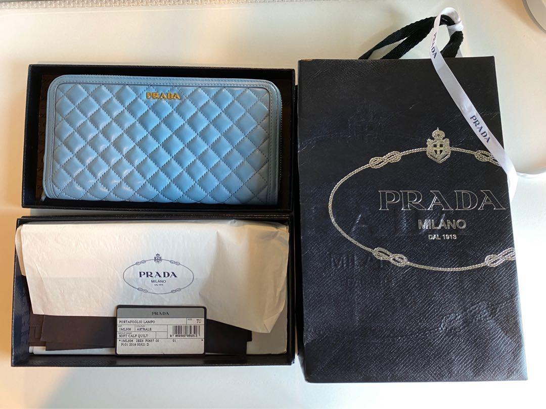 Prada portafoglio lampo outlet