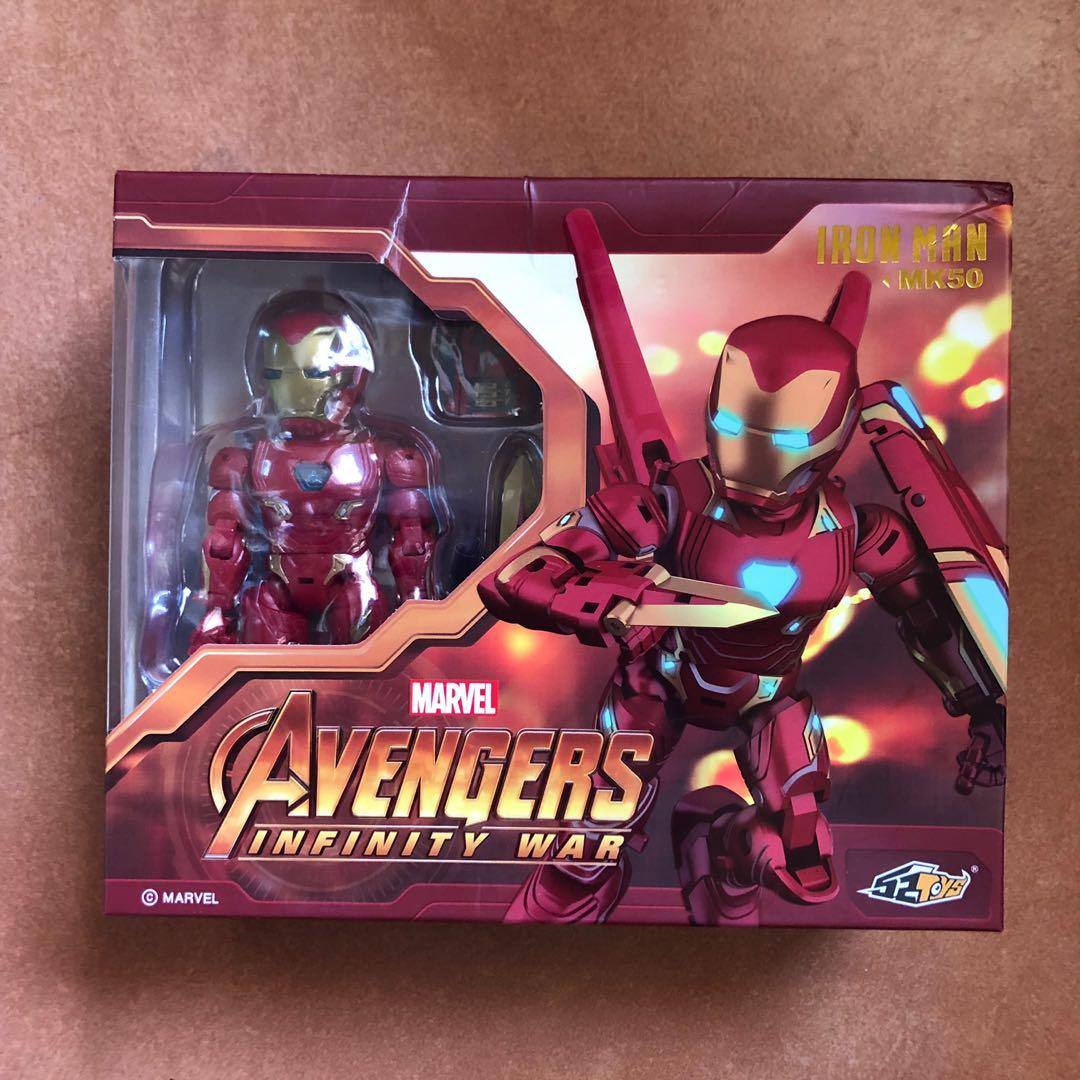 52TOYS Avengers Infinity War Iron Man MK50 MEGABOX PVC Figure 10CM 
