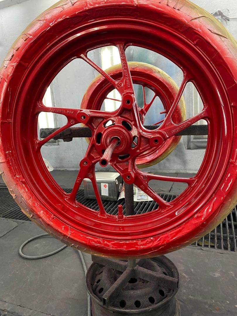 Rim spray paint motorcycle bike, Car Accessories, Car