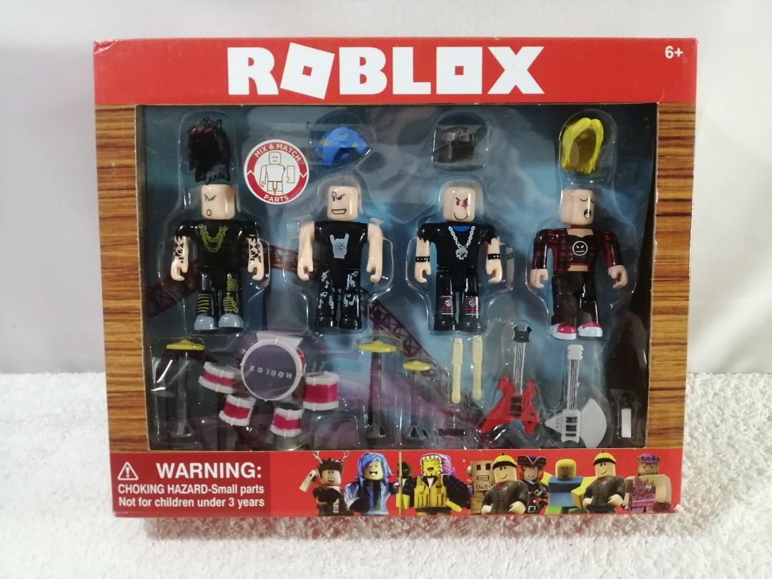 Roblox Punk Band Figures With Drums Guitars Toys Set Hobbies Toys Toys Games On Carousell - roblox band toy