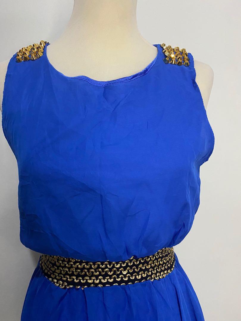 Royal blue semi maxi dress (Category: Dresses) located in Taguig. Submitted by manilaessentials (Listing ID 1044507943, Image 2). Description: .