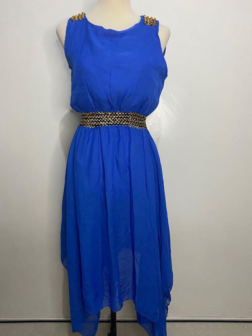 Royal blue semi maxi dress (Category: Dresses) located in Taguig. Submitted by manilaessentials (Listing ID 1044507943, Image 1). Description: .