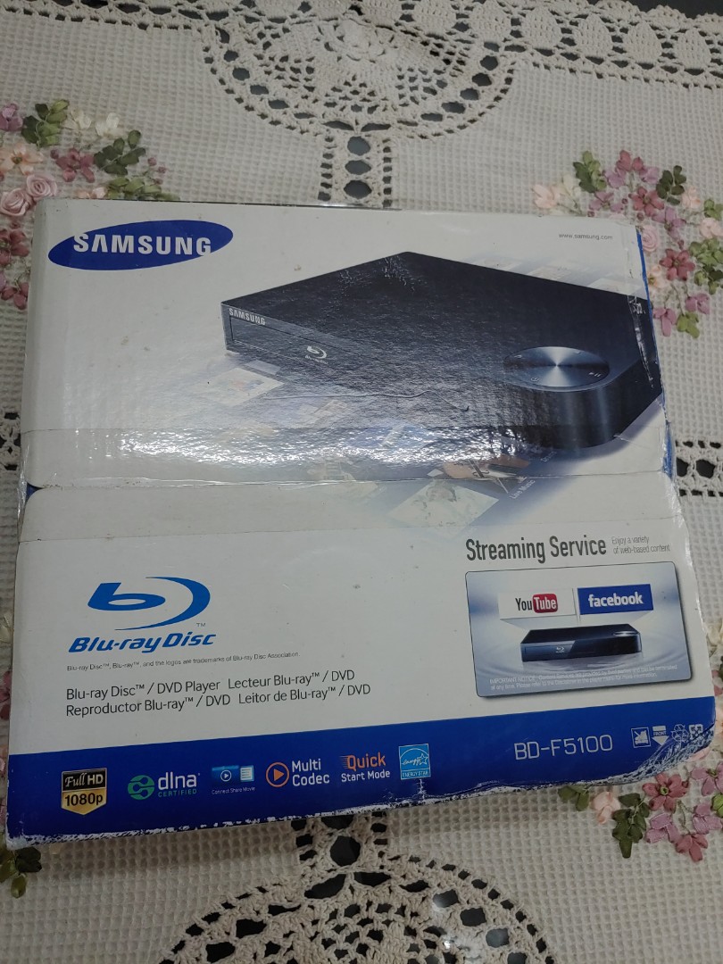 Samsung Bluray Player BDF5100, TV & Home Appliances, TV