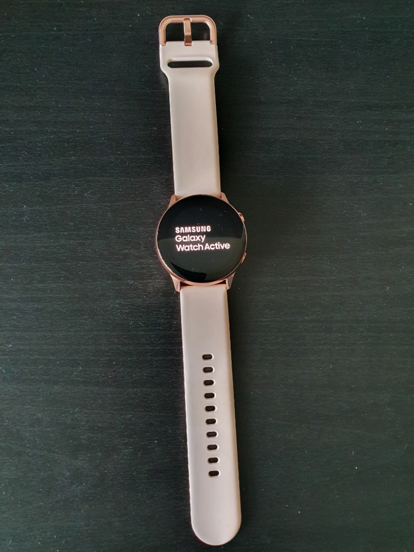 Samsung Galaxy Watch Active Gold, Electronics, Others on Carousell