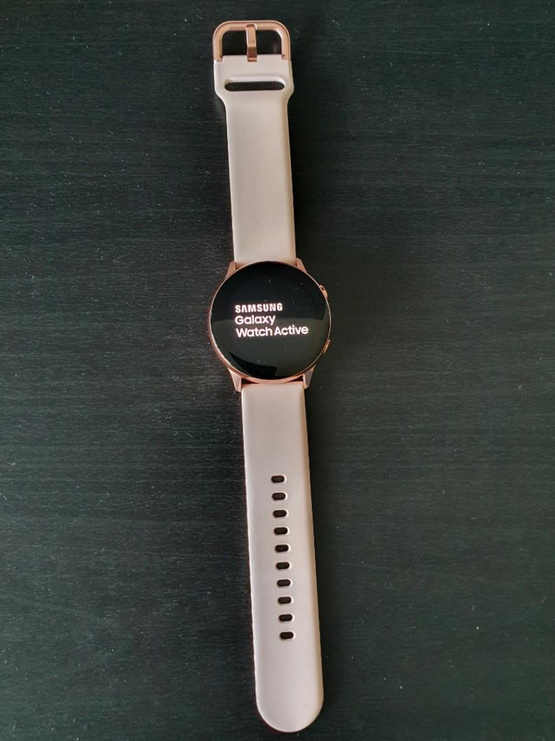 Samsung Galaxy Watch Active Gold Mobile Phones Gadgets