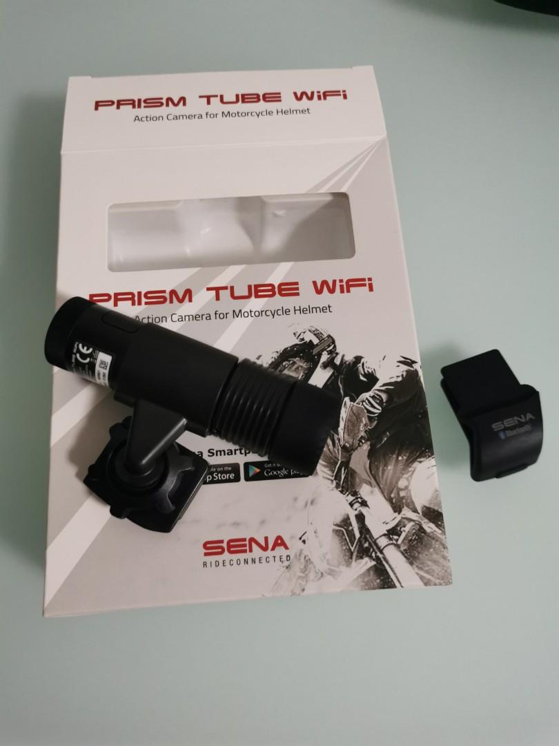 Sena Prism Tube WiFi Action Camera for Motorcycle Helmet, Motorcycles