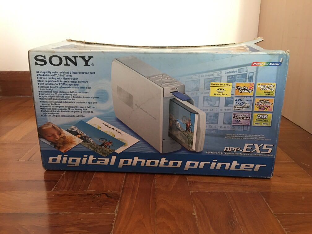 Sony digital photo printer DPPEX5, Computers & Tech, Printers