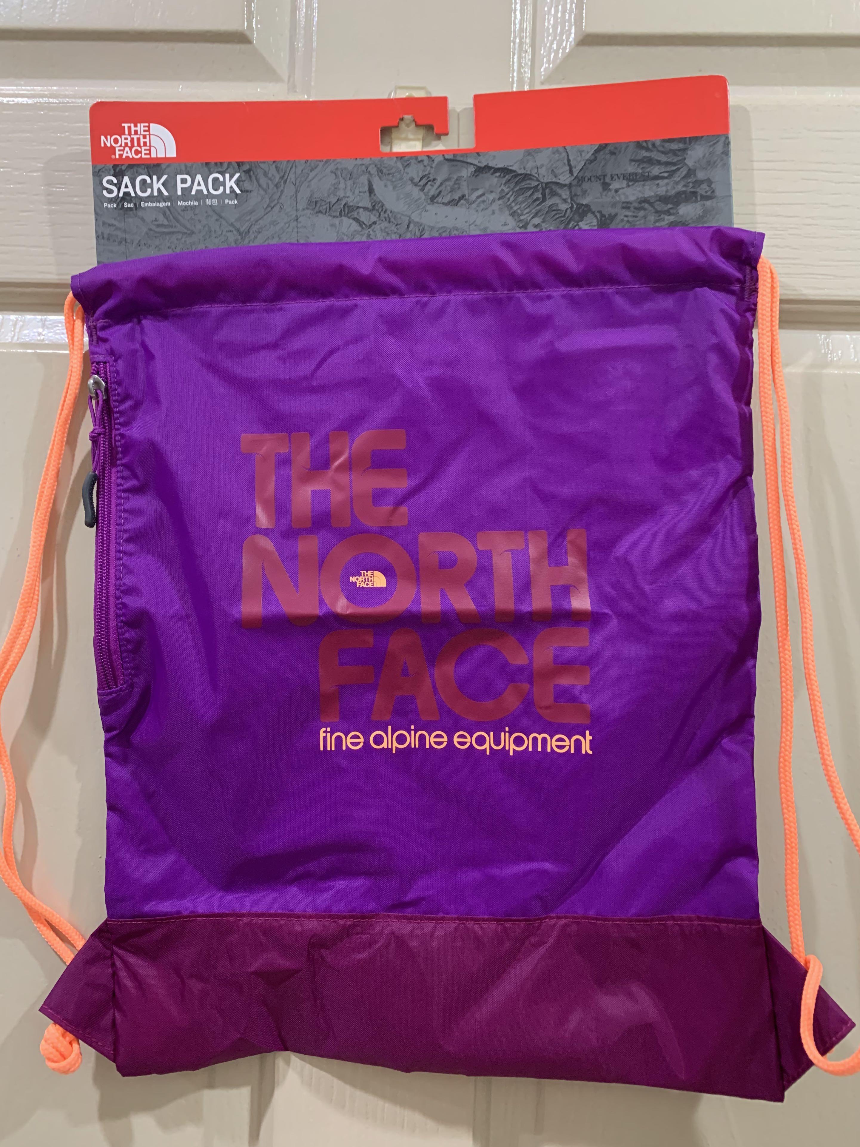 north face sack pack