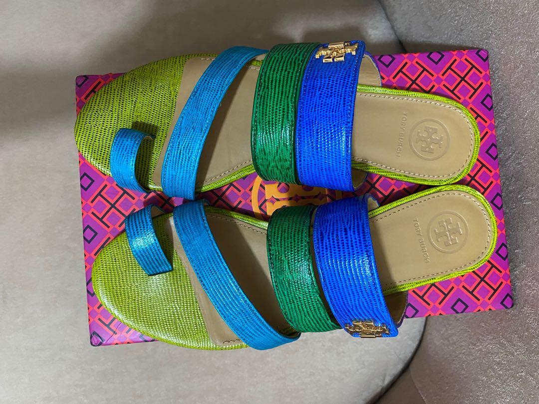 Tory Burch Kira Toe Ring Sandals, Women's Fashion, Footwear, Flats