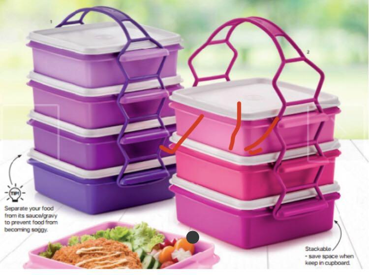 Tupperware Kids Lunch Box, Furniture & Home Living, Kitchenware &  Tableware, Food Organisation & Storage on Carousell