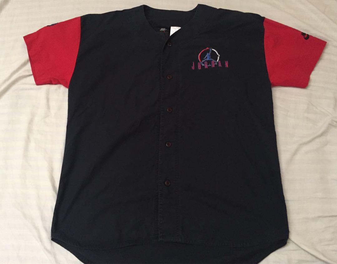 vintage jordan baseball jersey