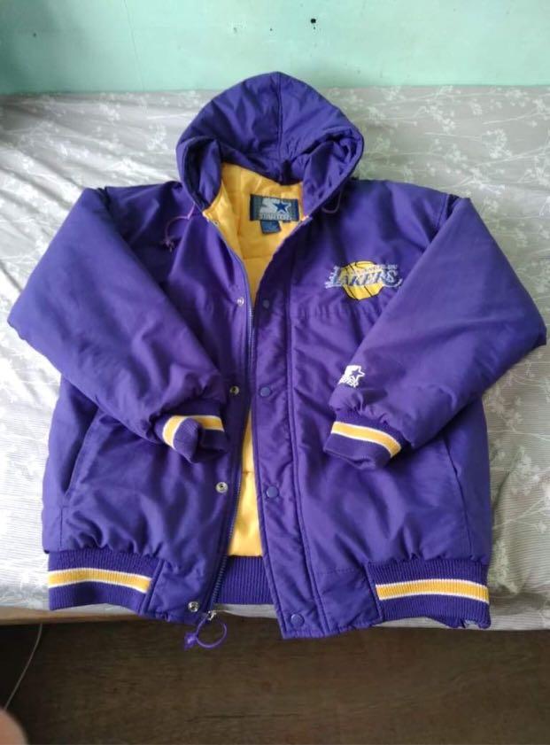 retro lakers jacket