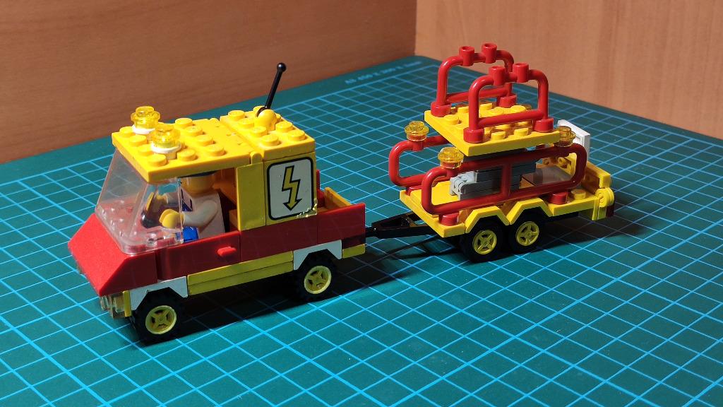 Vintage Lego Set 6671 Utility Repair Lift (1989), Toys & Games
