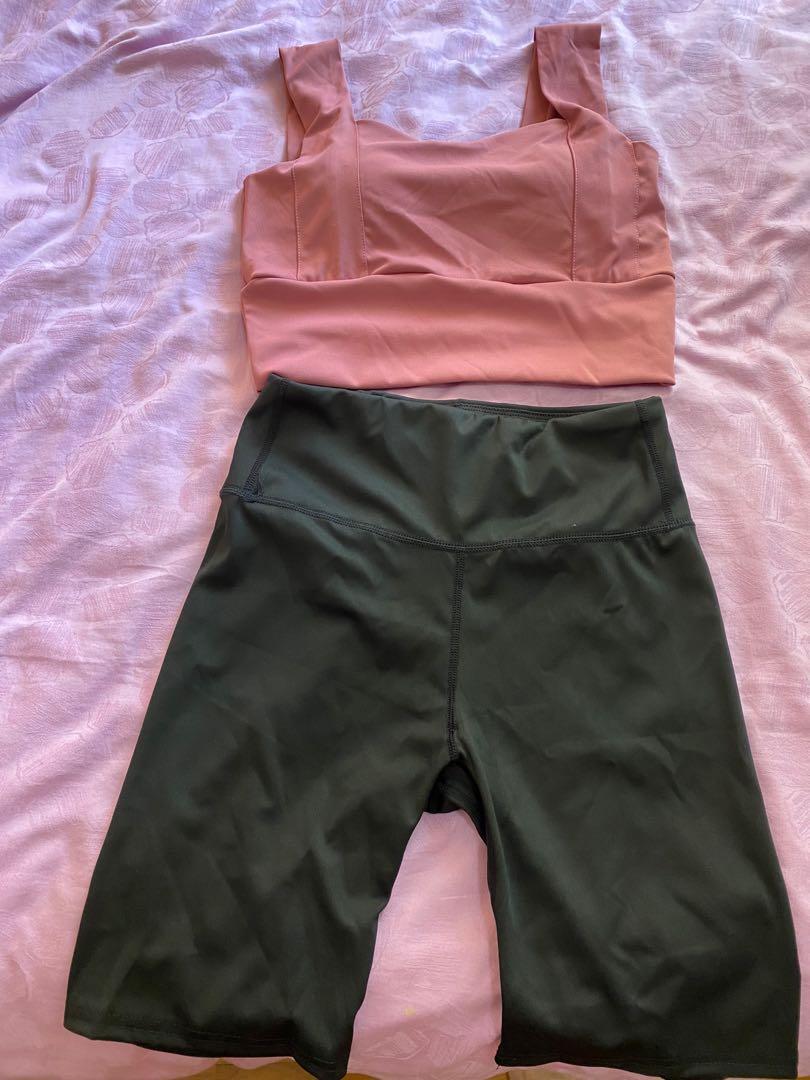 Yoga top and bottom set, Women's
