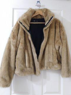 Zara Faux Fur Coat