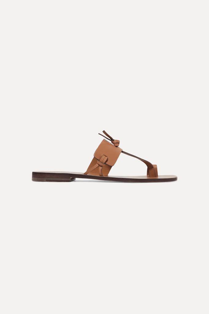 Zimmermann knotted leather hotsell sandals