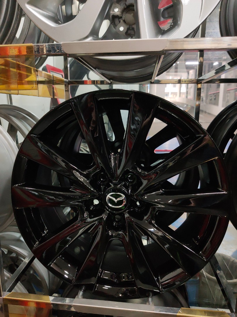 18" Second Hand Original Mazda Rims, Car Accessories, Tyres & Rims on Carousell