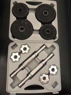 20kg Decathlon Dumbbell set