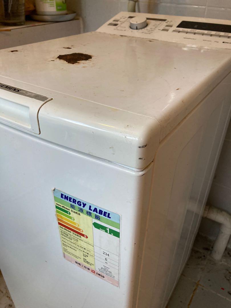 西門子6kg揭蓋洗衣機iq300 Siemens Top Load Washer 家庭電器 洗衣機及乾衣機 Carousell