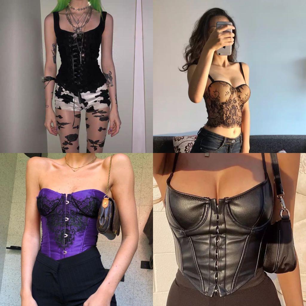 bustier corset tops