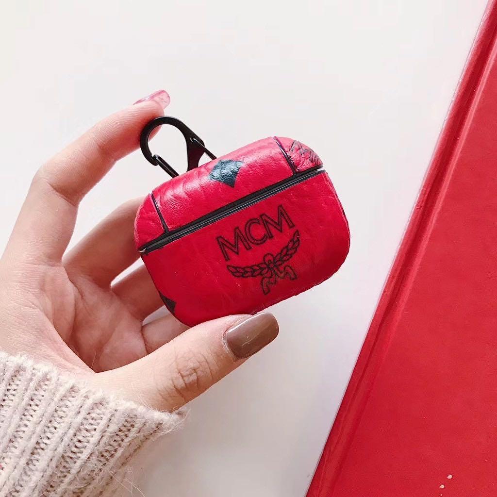 AirPod pro casing MCM LEATHER