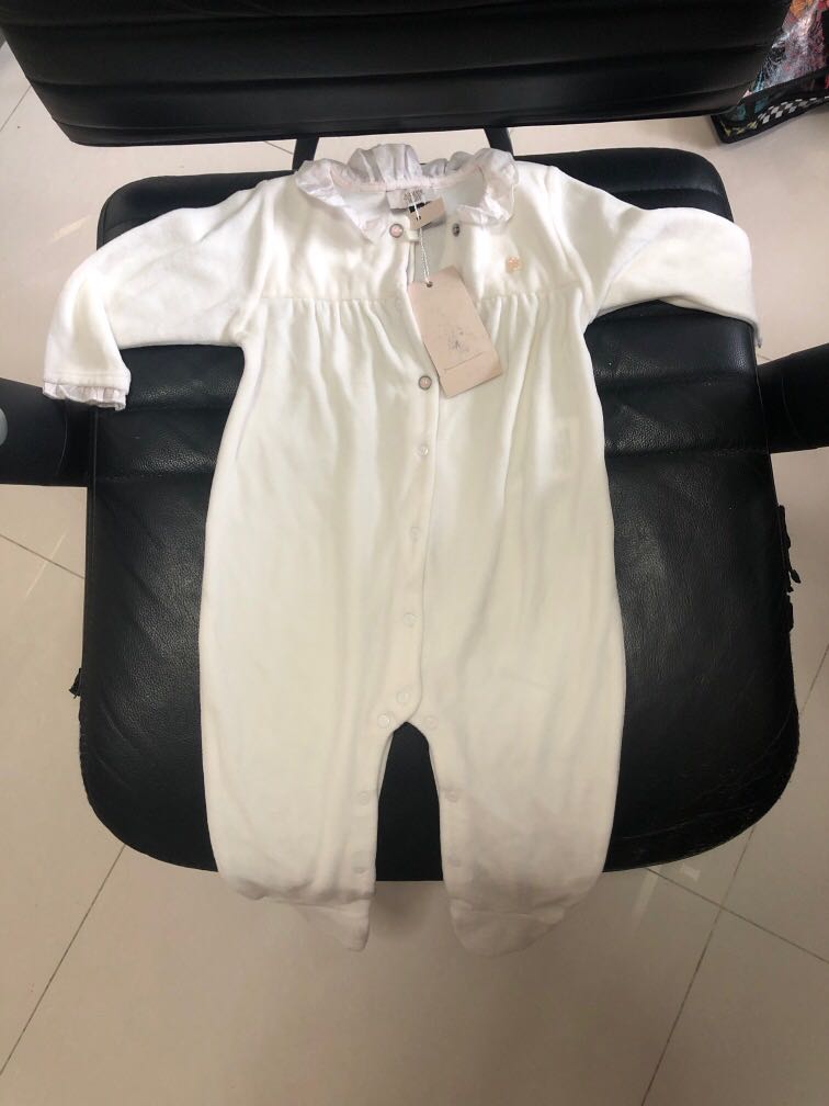 armani baby sleepsuit