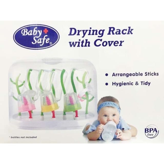 Baby safe drying rack with cover 2025