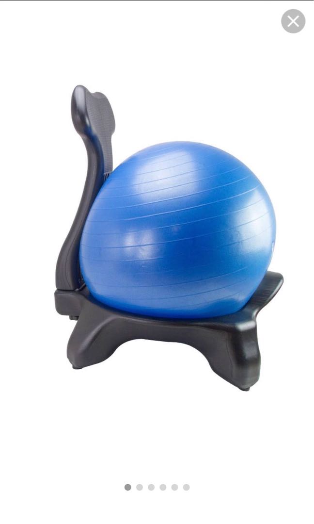 Balance gym ball chair (ergonomics), Sports Equipment, Exercise