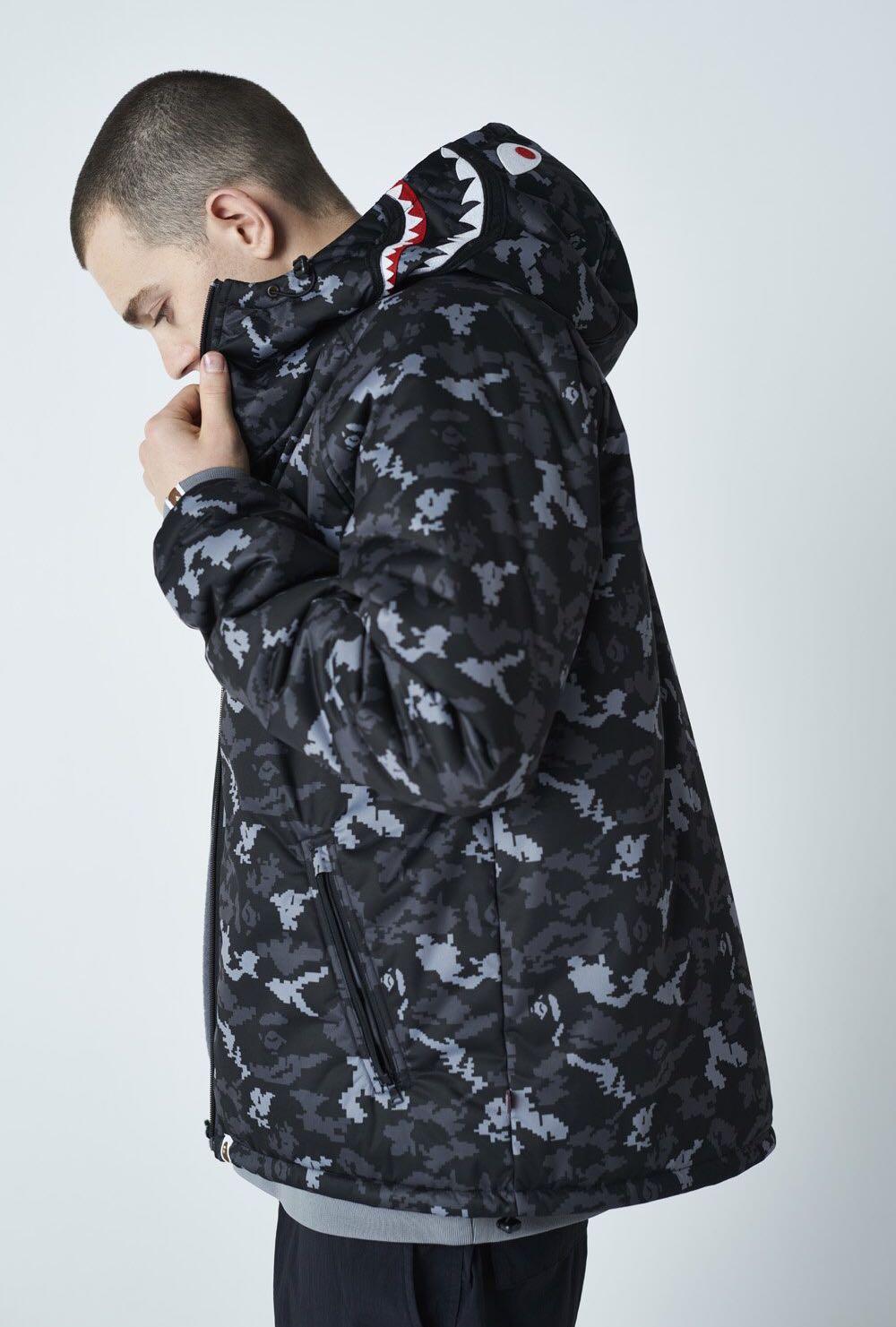 bape windbreaker camo