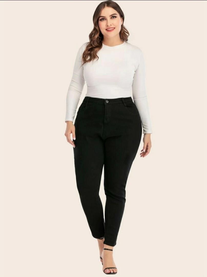 BN Plus Size 3XL Black Jeans Women s Fashion Bottoms Other