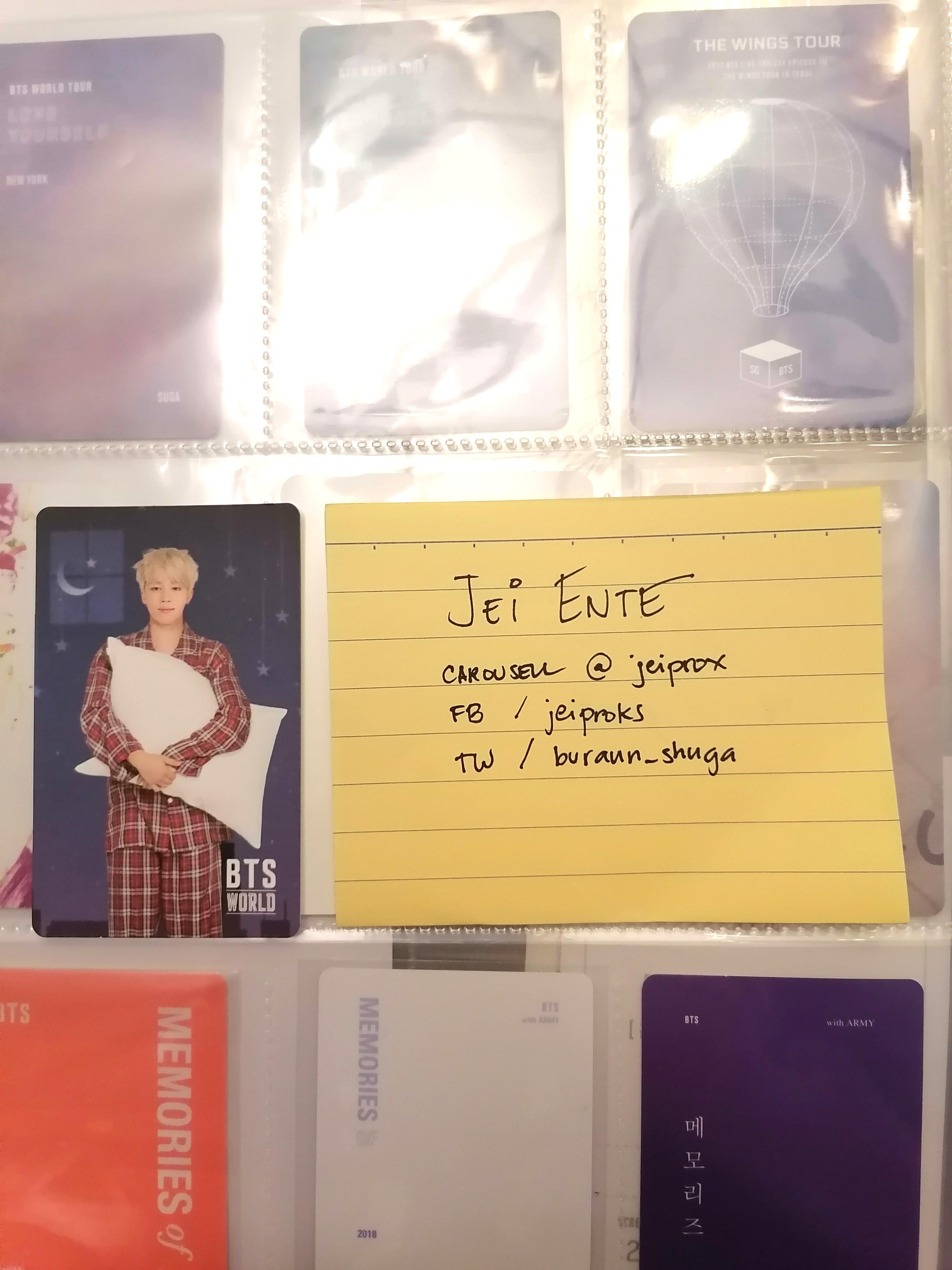 BTS World Jimin Game Coupon, Hobbies & Toys, Memorabilia ...