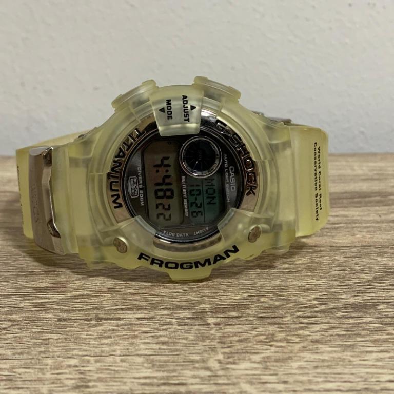 Casio DW 9900 DW 9900WC 1T W.C.C.S. JAPAN 1999 clear color Frogman