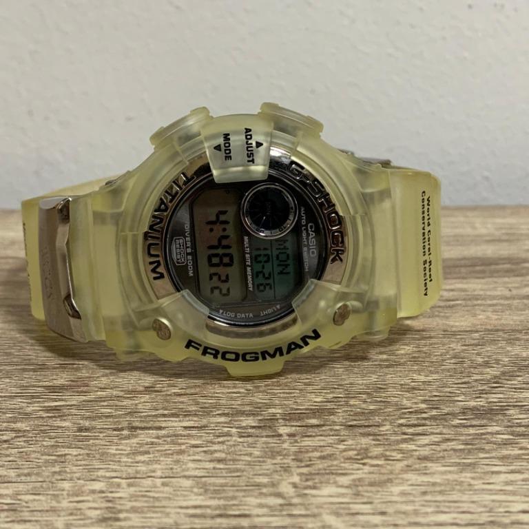 Casio DW-9900 DW-9900WC-1T W.C.C.S. JAPAN 1999 clear color Frogman