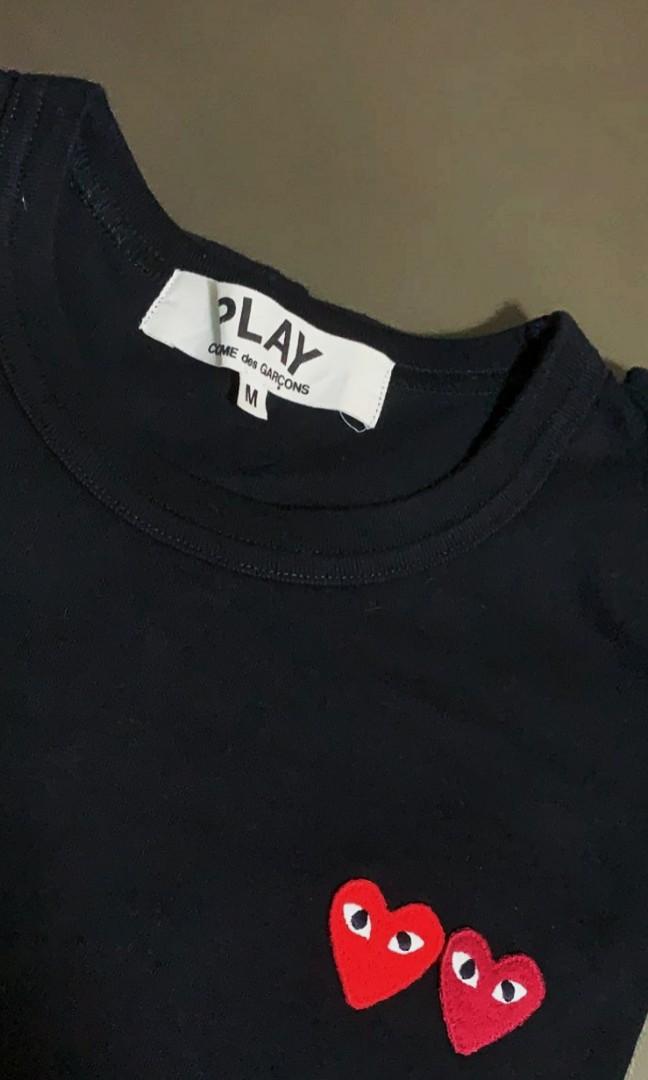 Cdg tee hotsell black heart