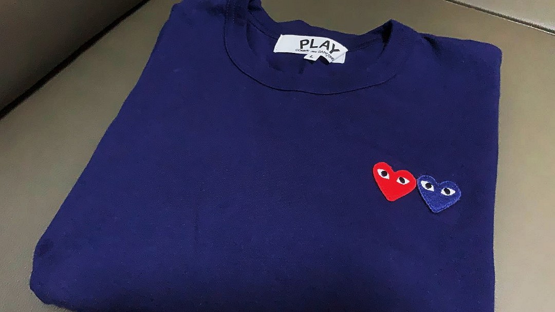 cdg double heart