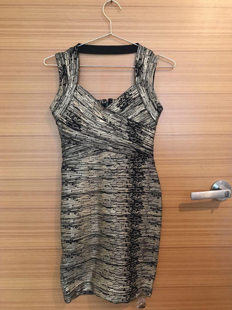 Clearance 25 mailed Herve Leger inspired Bandage dress black