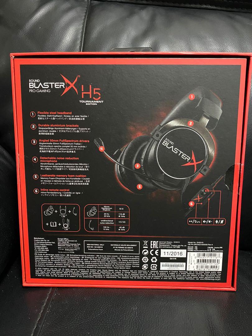 Surround Sound Blasterx H7 Tournament Sound Blasterx H7 Tournament