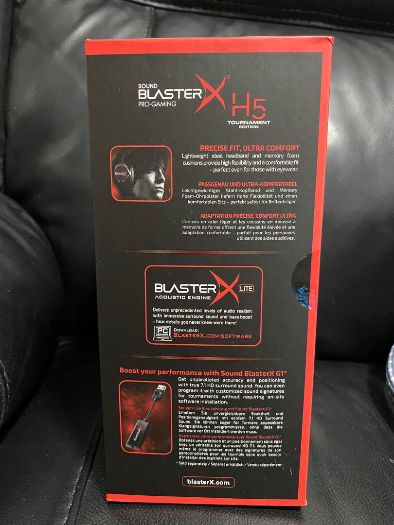 Creative Sound BlasterX H5 Tournament Edition Headset Audio