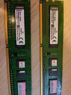 DDR3 1600 16GB (8GBx2)Ram Kingston