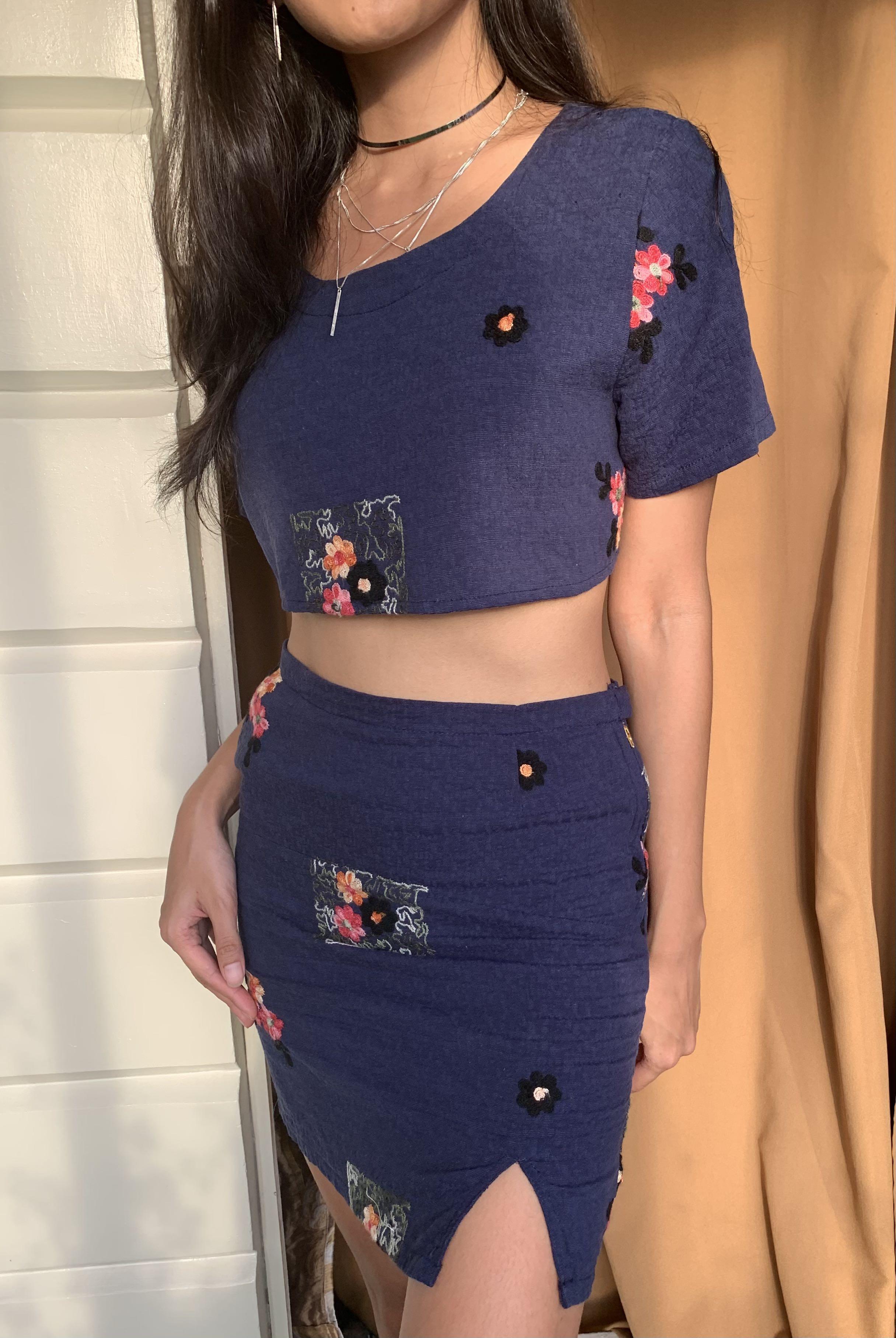 Denim Coordinates (Category: Sets or Coordinates) located in Makati City. Submitted by gaylerlee (Listing ID 1044742924, Image 1). Description: This used to be a big dress. We had it refashioned. Visit cura.ph on Instagram for other items 🙂.