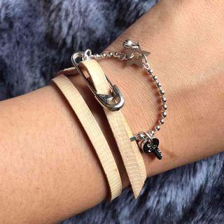 Dior leather bracelet