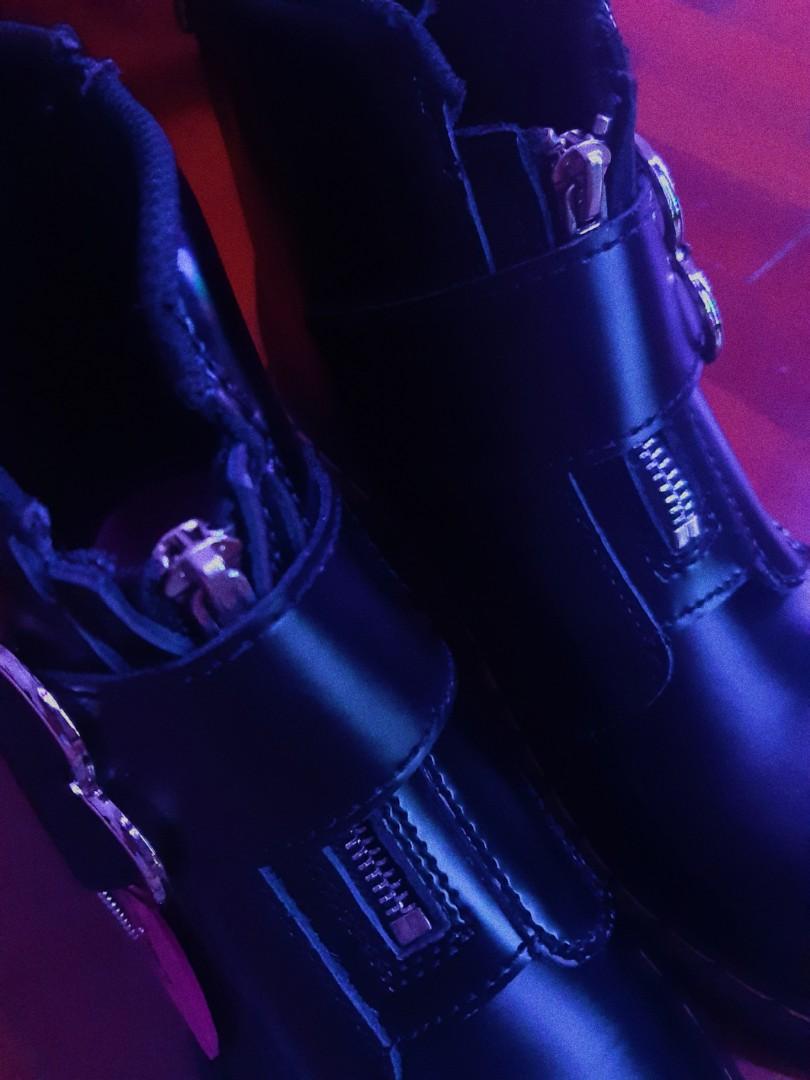 Dr Martens Lazy Oaf Heart Buckle Boot UNOFFICIAL RESELLER
