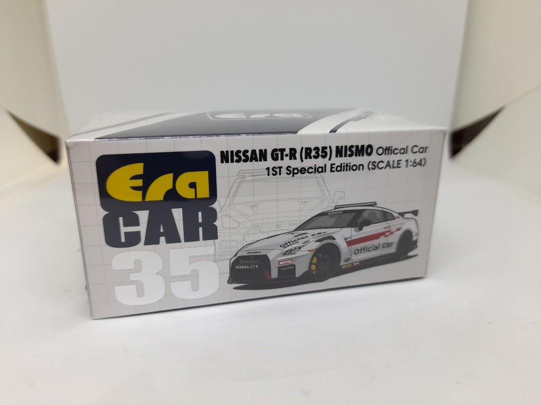 era car 1:64 Nissan GT-R R35 nismo offical car 1 st special edition log on  限定